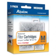Aqueon Aquarium Filter Cartridge - Medium - 3 Pack image thumbnail.