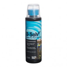 CrystalClear D-Solv9 Quick Fix Pond Cleaner - 237ml (8 fl oz) - Treats up to 18,170 L (4,800 US Gal) image thumbnail.