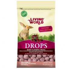 Living World Rabbit Drops - Carrot Flavour - 75g (2.6oz) image thumbnail.