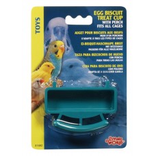 Living World Egg Biscuit Treat Cup with Perch image thumbnail.