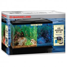 Marineland 20 Gallon LED Freshwater and Saltwater Aquarium Kit