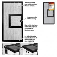 Zilla Fresh Air Screen Cover with Hinged Door - 52cm x 27cm (20.5in x 10.7in)